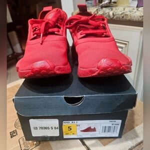 Adidas NMD_R1 J 'Triple Scarlet Unisex Sz 5